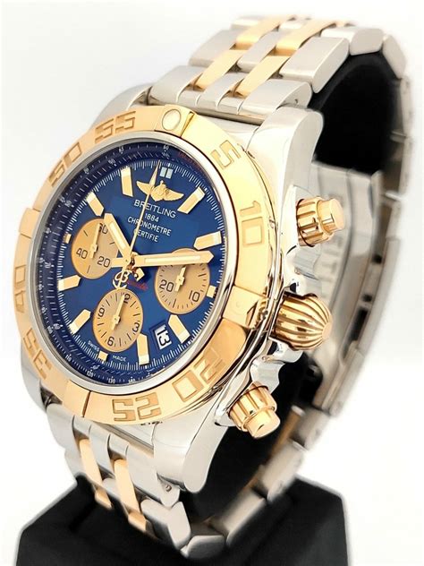 breitling chronomat 44 two tone.